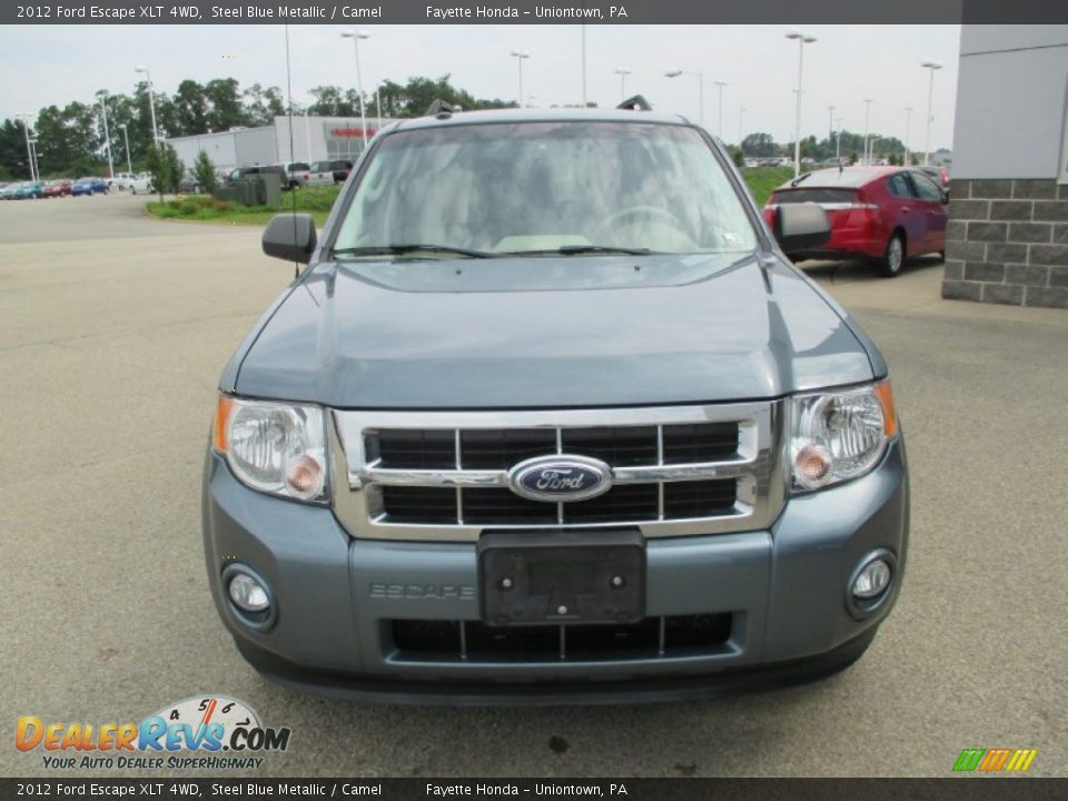 2012 Ford Escape XLT 4WD Steel Blue Metallic / Camel Photo #19