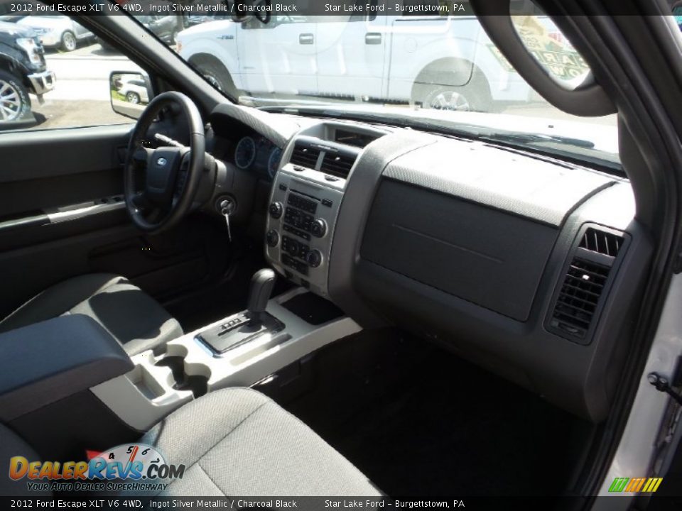 2012 Ford Escape XLT V6 4WD Ingot Silver Metallic / Charcoal Black Photo #8
