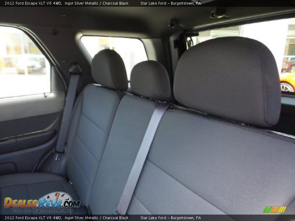 2012 Ford Escape XLT V6 4WD Ingot Silver Metallic / Charcoal Black Photo #13