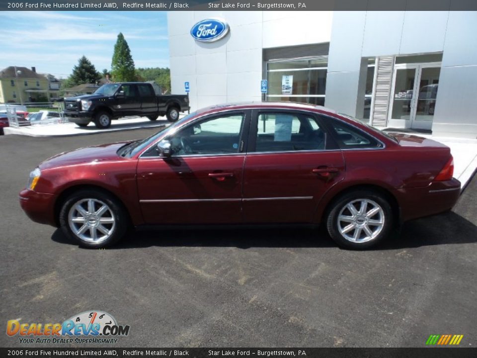 2006 Ford Five Hundred Limited AWD Redfire Metallic / Black Photo #2
