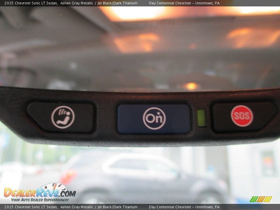 2015 Chevrolet Sonic LT Sedan Ashen Gray Metallic / Jet Black/Dark Titanium Photo #18