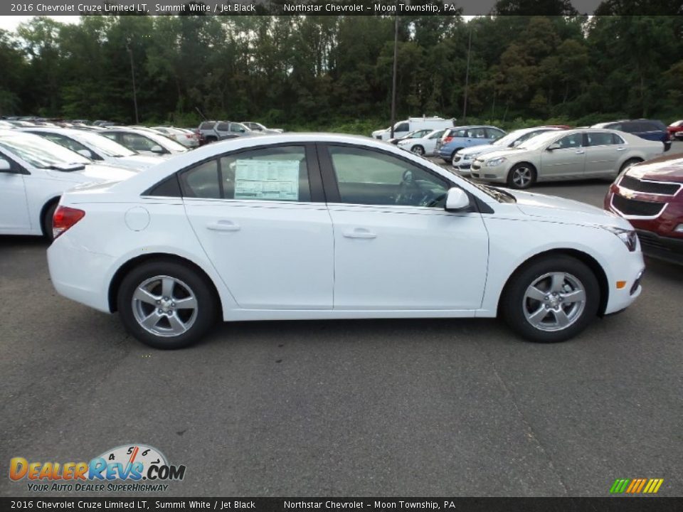 2016 Chevrolet Cruze Limited LT Summit White / Jet Black Photo #4