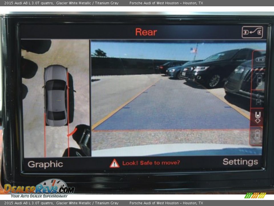 2015 Audi A8 L 3.0T quattro Glacier White Metallic / Titanium Gray Photo #23