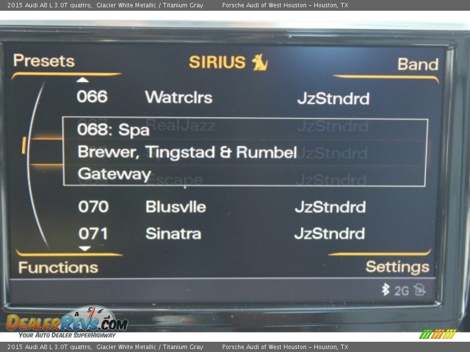 2015 Audi A8 L 3.0T quattro Glacier White Metallic / Titanium Gray Photo #28