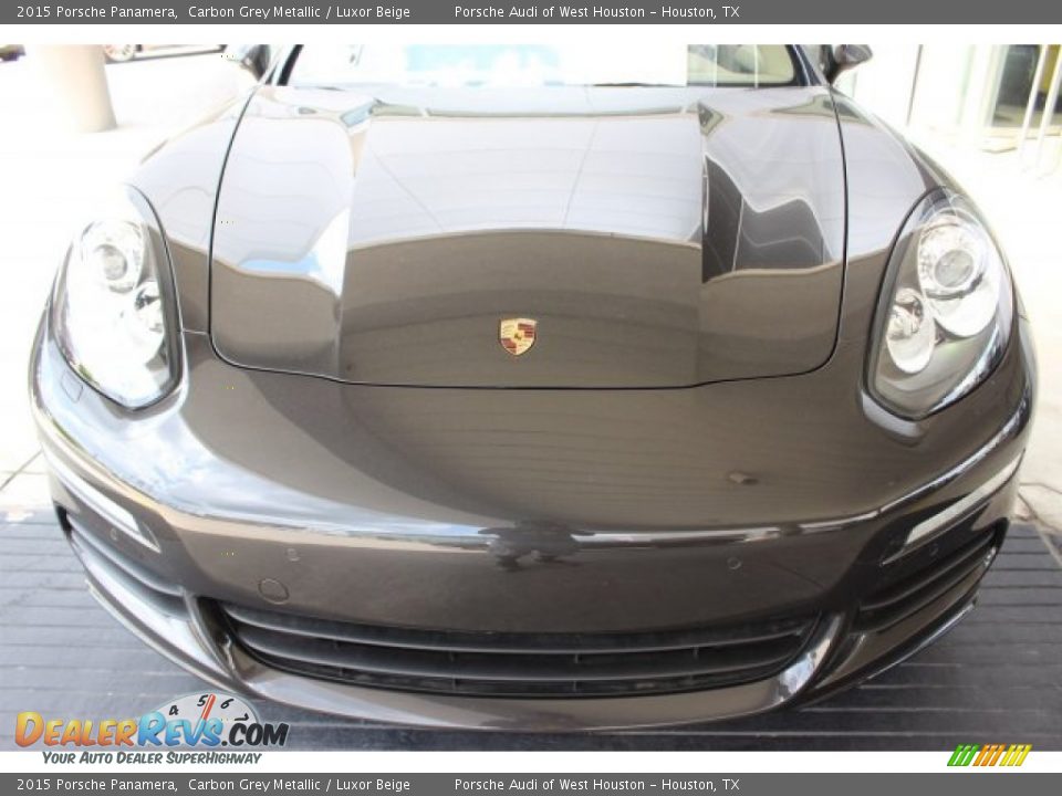 2015 Porsche Panamera Carbon Grey Metallic / Luxor Beige Photo #2