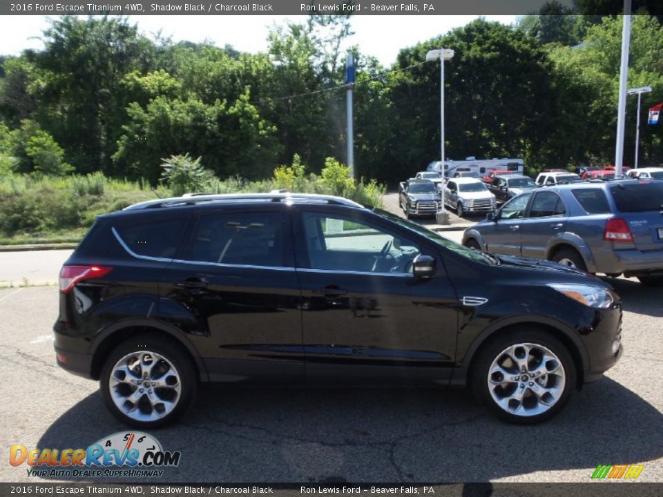 2016 Ford Escape Titanium 4WD Shadow Black / Charcoal Black Photo #1
