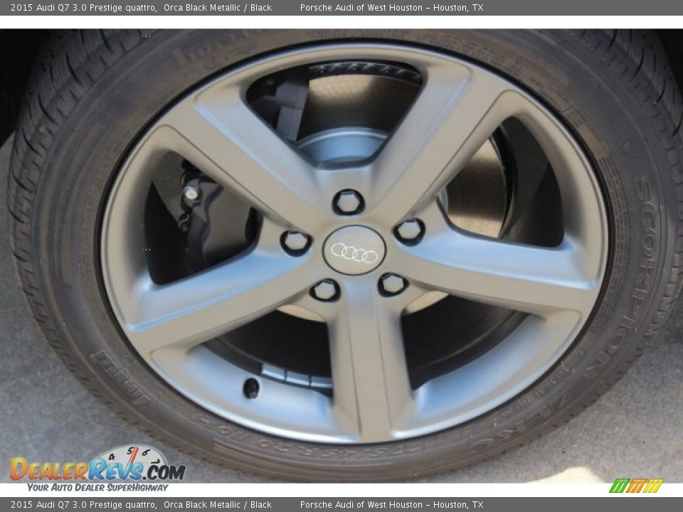 2015 Audi Q7 3.0 Prestige quattro Orca Black Metallic / Black Photo #4