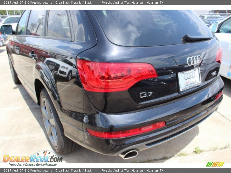 2015 Audi Q7 3.0 Prestige quattro Orca Black Metallic / Black Photo #6