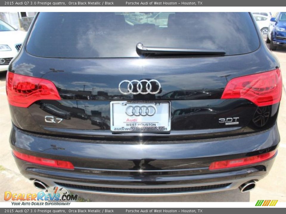 2015 Audi Q7 3.0 Prestige quattro Orca Black Metallic / Black Photo #7