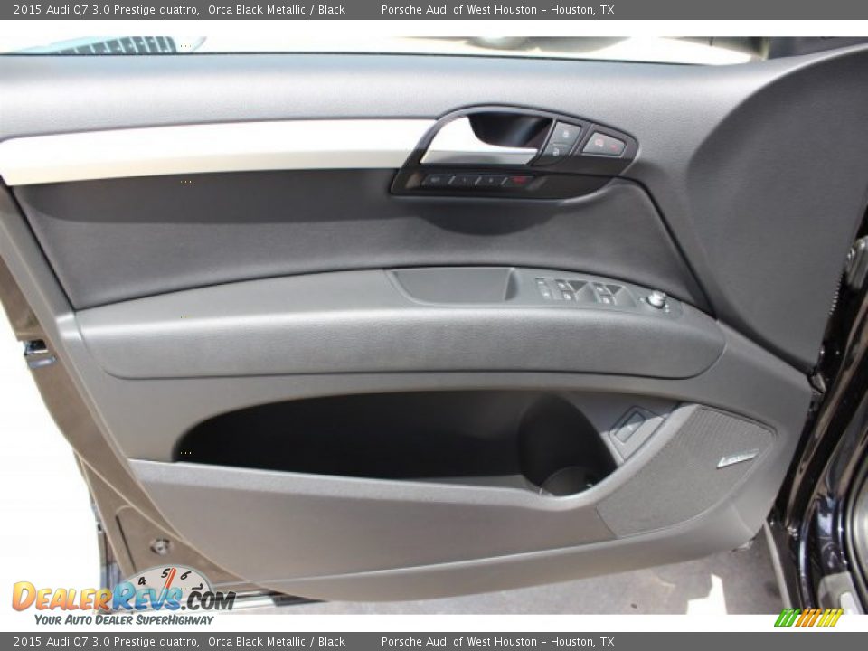 2015 Audi Q7 3.0 Prestige quattro Orca Black Metallic / Black Photo #10