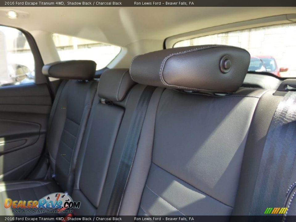 2016 Ford Escape Titanium 4WD Shadow Black / Charcoal Black Photo #13