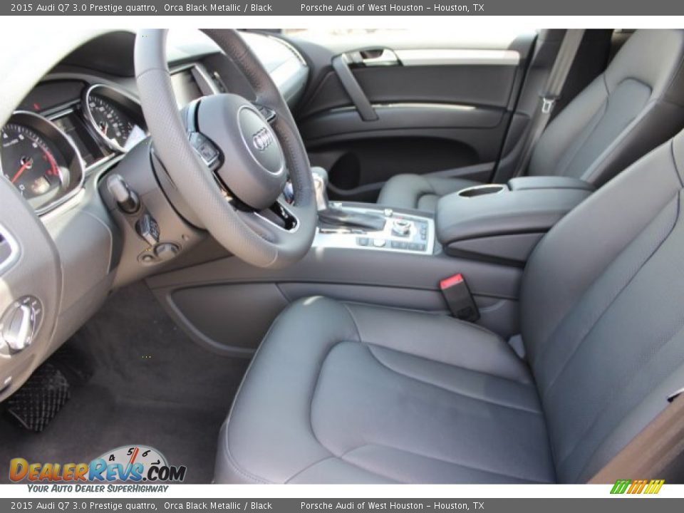 2015 Audi Q7 3.0 Prestige quattro Orca Black Metallic / Black Photo #17