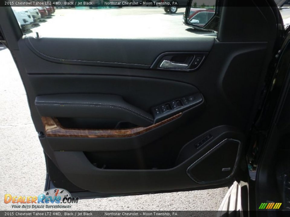 2015 Chevrolet Tahoe LTZ 4WD Black / Jet Black Photo #14