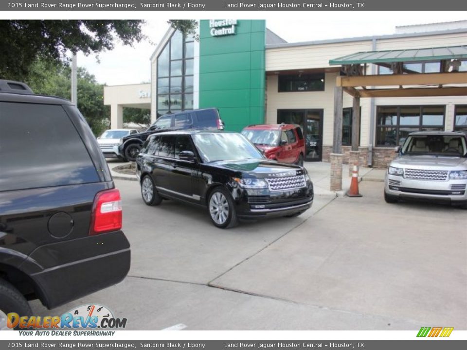 2015 Land Rover Range Rover Supercharged Santorini Black / Ebony Photo #1