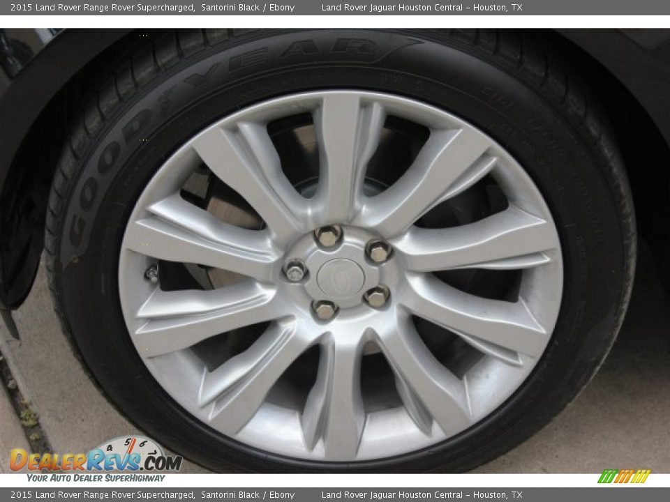 2015 Land Rover Range Rover Supercharged Santorini Black / Ebony Photo #5