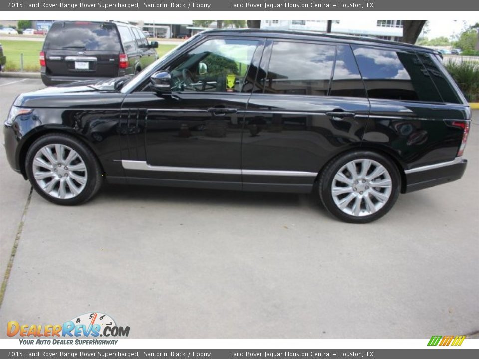 2015 Land Rover Range Rover Supercharged Santorini Black / Ebony Photo #6