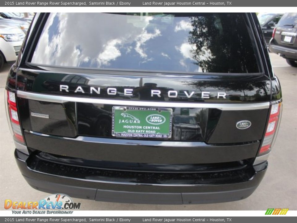 2015 Land Rover Range Rover Supercharged Santorini Black / Ebony Photo #8