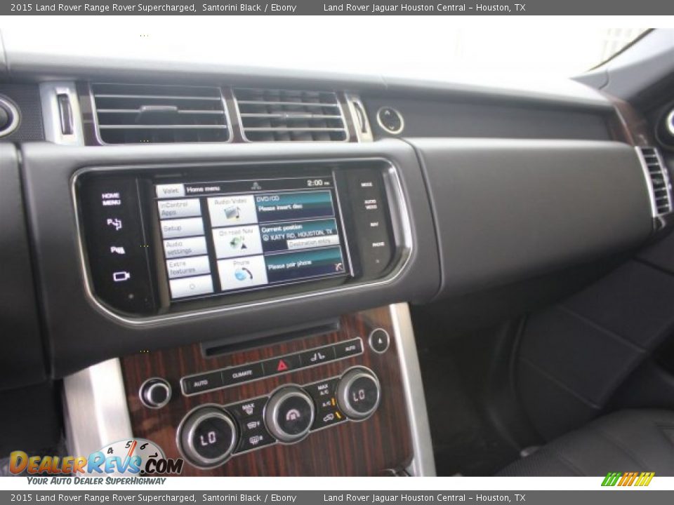 2015 Land Rover Range Rover Supercharged Santorini Black / Ebony Photo #15
