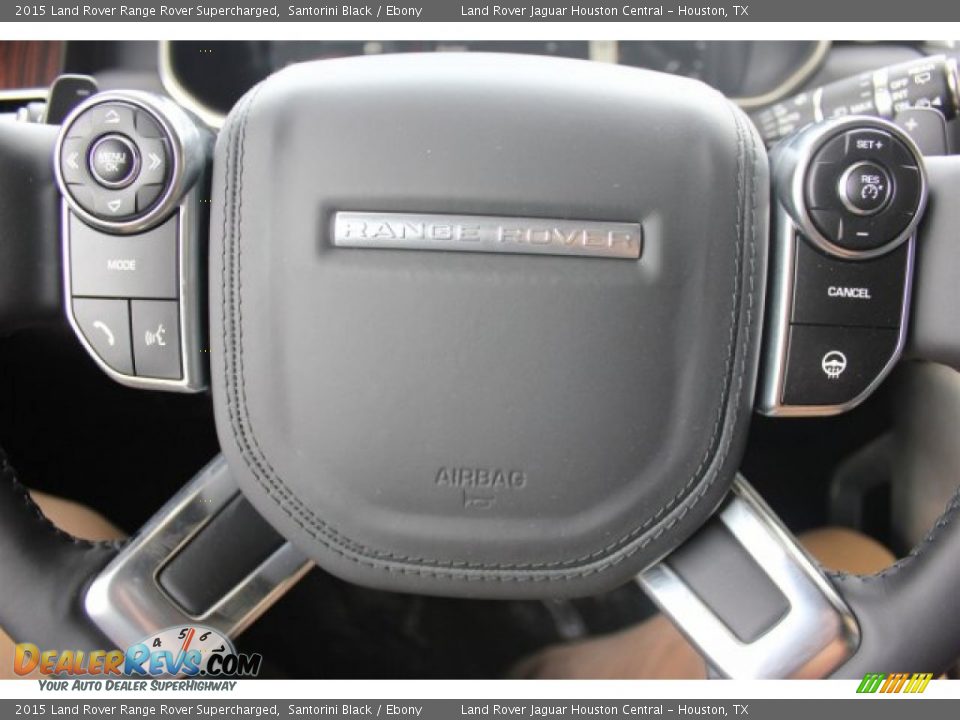 2015 Land Rover Range Rover Supercharged Santorini Black / Ebony Photo #31