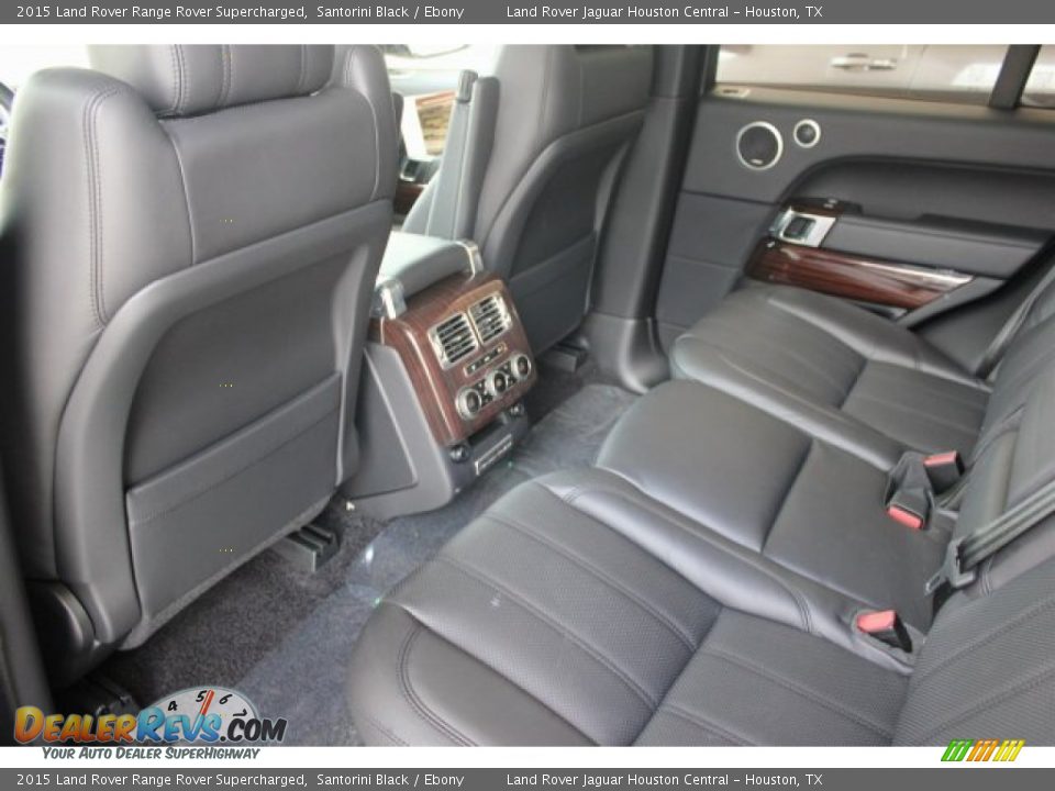 2015 Land Rover Range Rover Supercharged Santorini Black / Ebony Photo #35