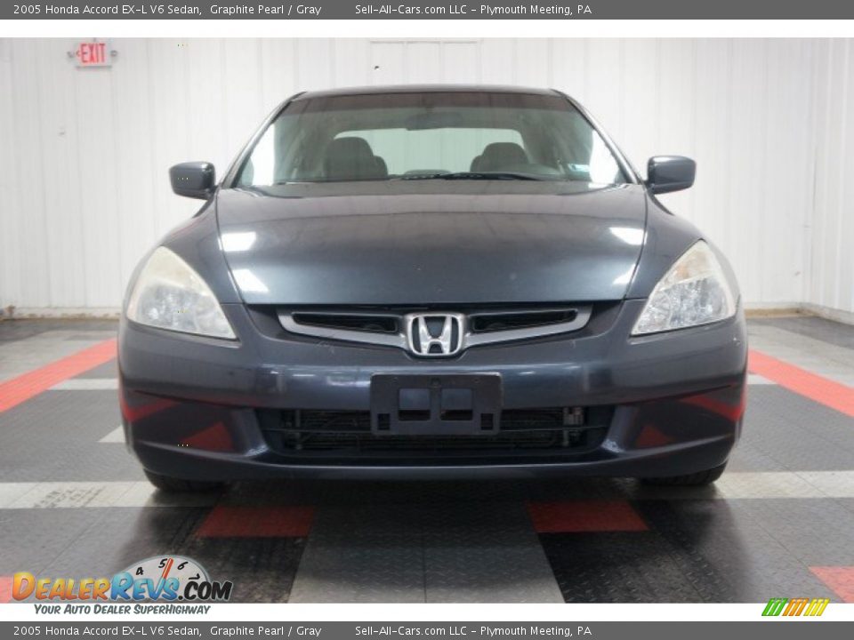 2005 Honda Accord EX-L V6 Sedan Graphite Pearl / Gray Photo #4