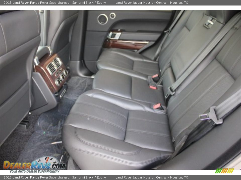 2015 Land Rover Range Rover Supercharged Santorini Black / Ebony Photo #36