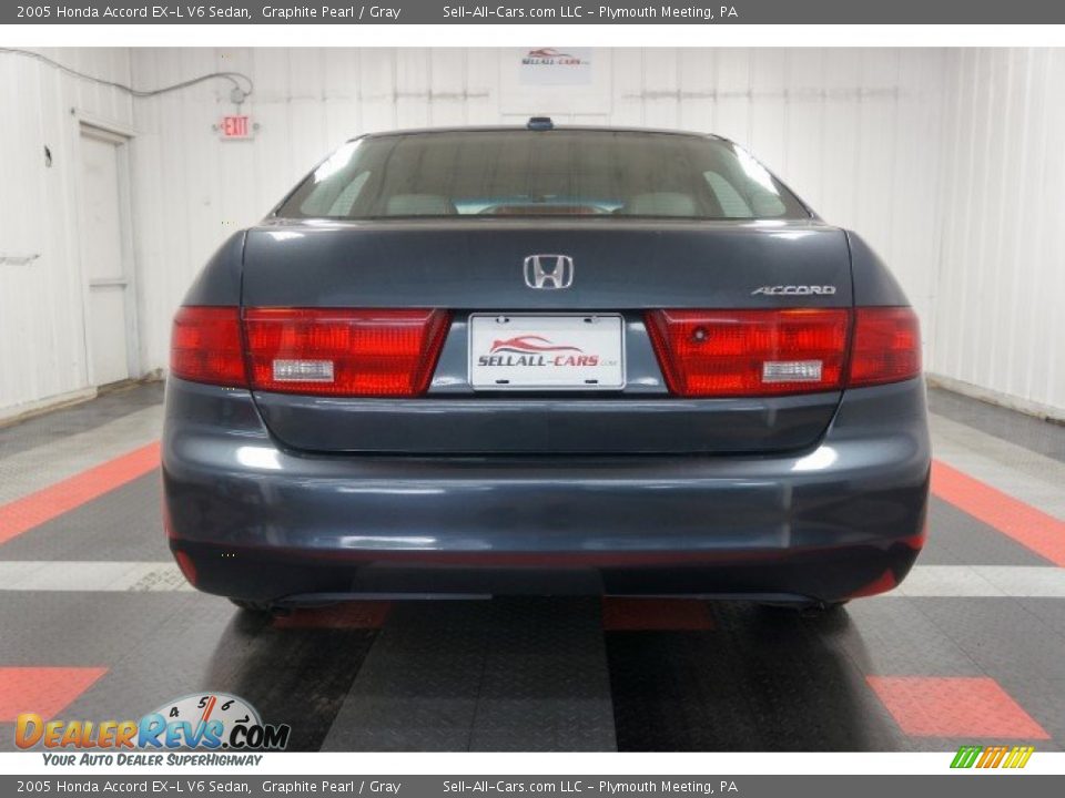 2005 Honda Accord EX-L V6 Sedan Graphite Pearl / Gray Photo #9