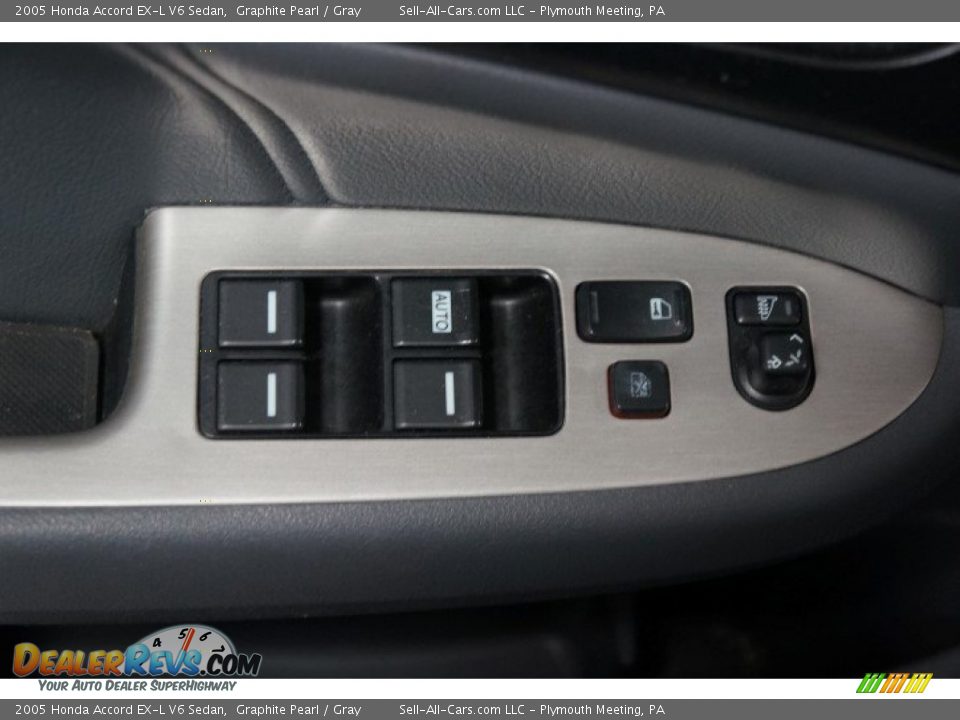 2005 Honda Accord EX-L V6 Sedan Graphite Pearl / Gray Photo #13