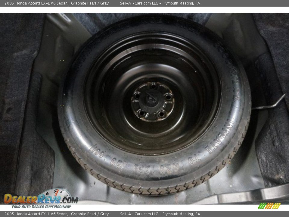 2005 Honda Accord EX-L V6 Sedan Graphite Pearl / Gray Photo #19