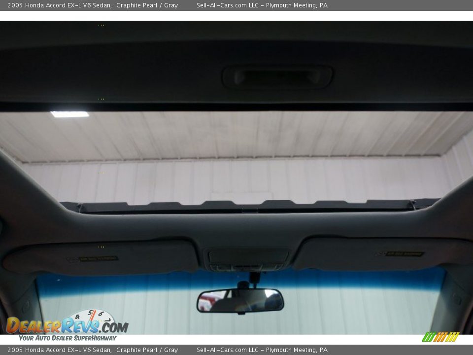 2005 Honda Accord EX-L V6 Sedan Graphite Pearl / Gray Photo #21