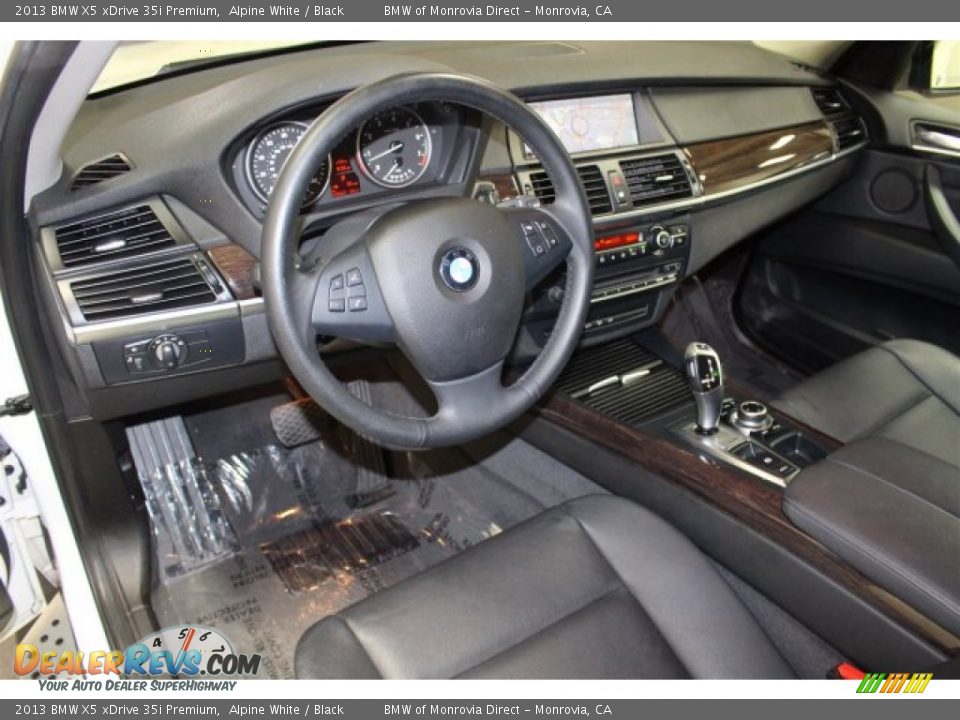 2013 BMW X5 xDrive 35i Premium Alpine White / Black Photo #9