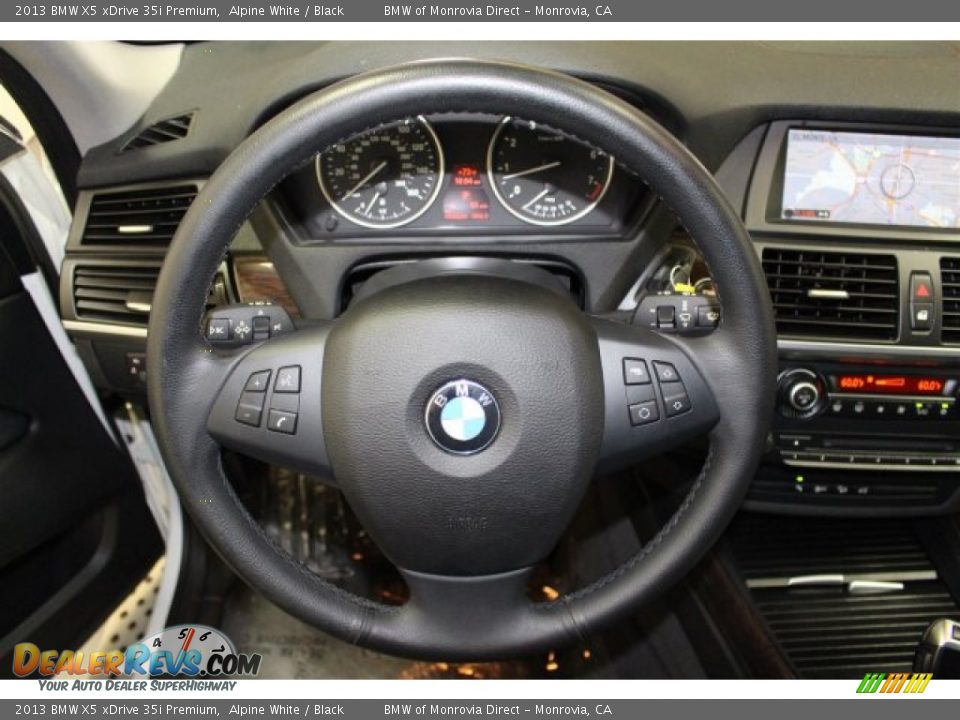 2013 BMW X5 xDrive 35i Premium Alpine White / Black Photo #24