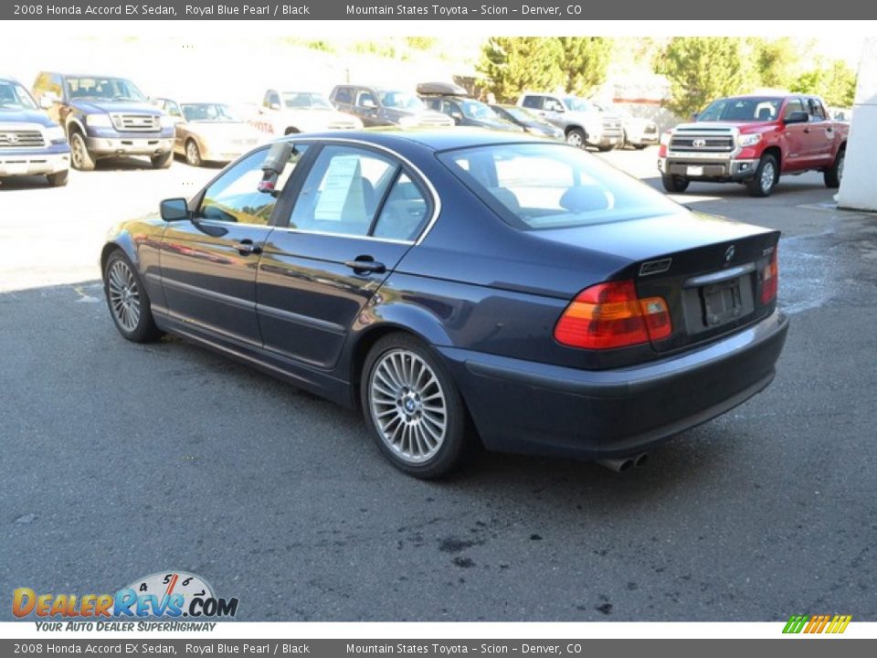 2008 Honda Accord EX Sedan Royal Blue Pearl / Black Photo #4
