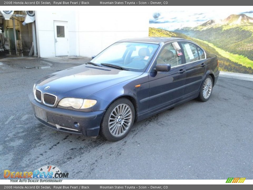 2008 Honda Accord EX Sedan Royal Blue Pearl / Black Photo #5