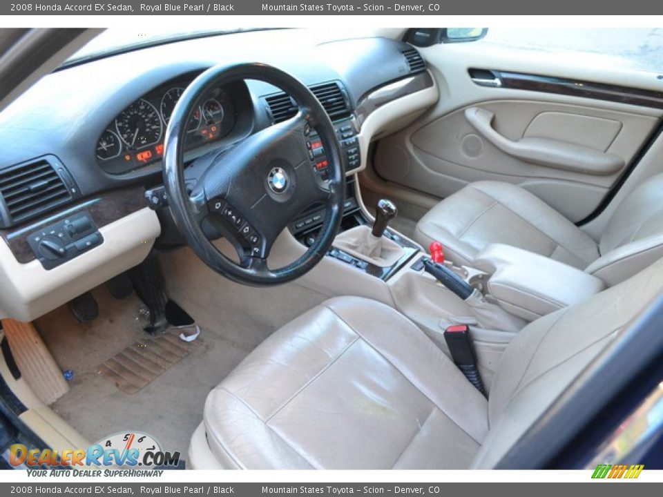 2008 Honda Accord EX Sedan Royal Blue Pearl / Black Photo #7