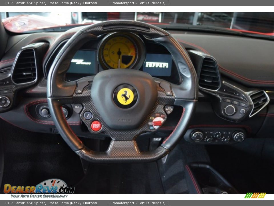 2012 Ferrari 458 Spider Steering Wheel Photo #10