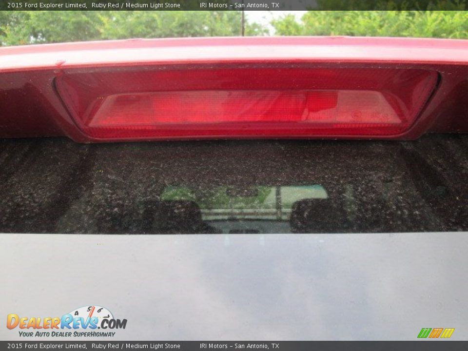 2015 Ford Explorer Limited Ruby Red / Medium Light Stone Photo #17