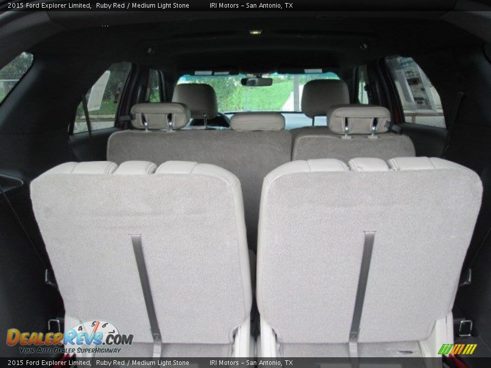 2015 Ford Explorer Limited Ruby Red / Medium Light Stone Photo #19