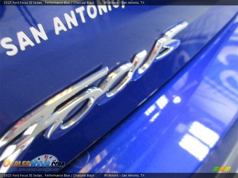 2015 Ford Focus SE Sedan Performance Blue / Charcoal Black Photo #6