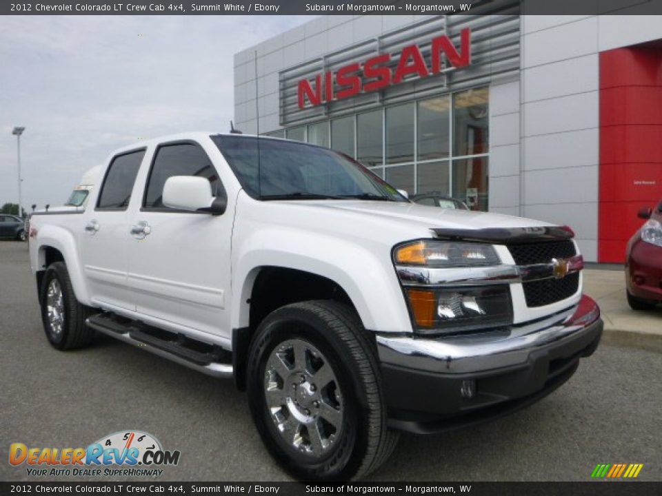 2012 Chevrolet Colorado LT Crew Cab 4x4 Summit White / Ebony Photo #1