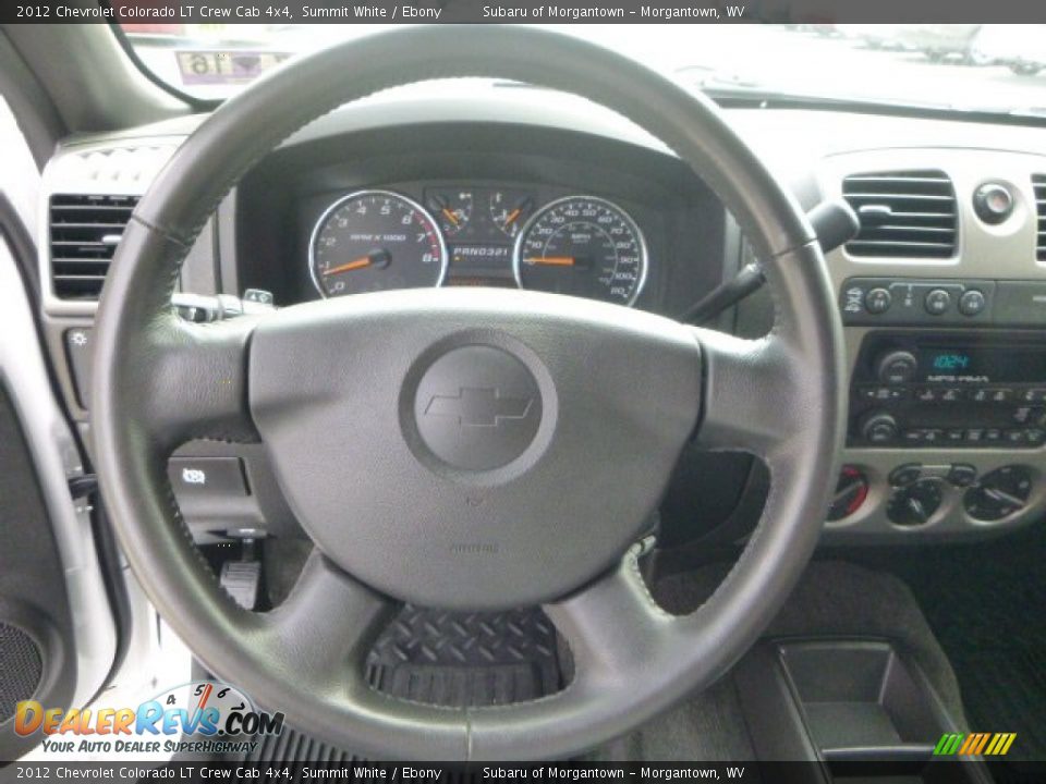 2012 Chevrolet Colorado LT Crew Cab 4x4 Summit White / Ebony Photo #19