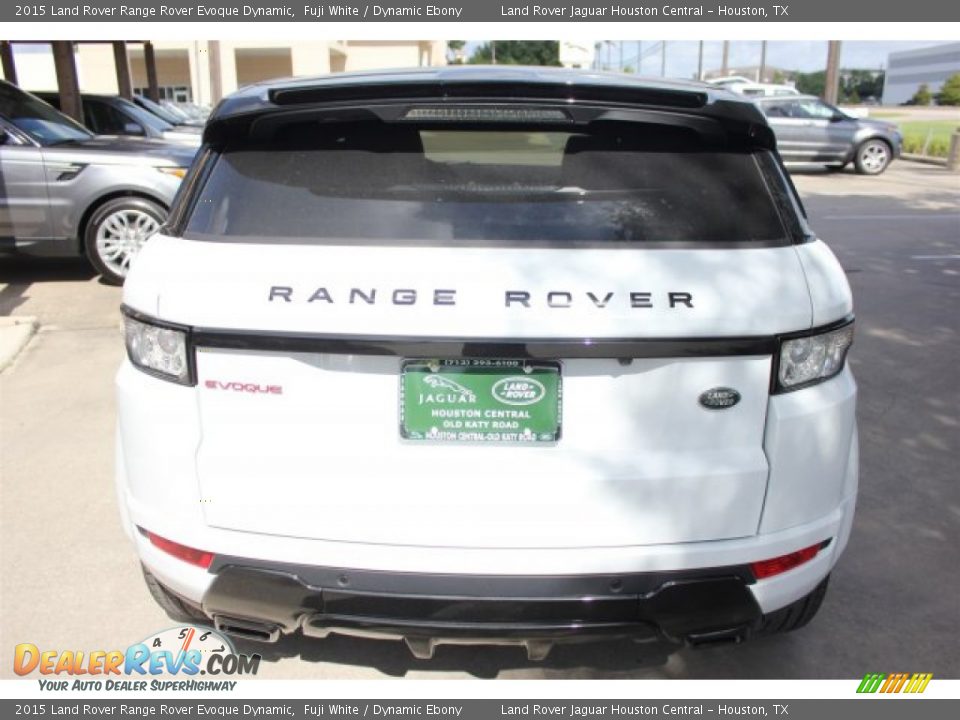 2015 Land Rover Range Rover Evoque Dynamic Fuji White / Dynamic Ebony Photo #8