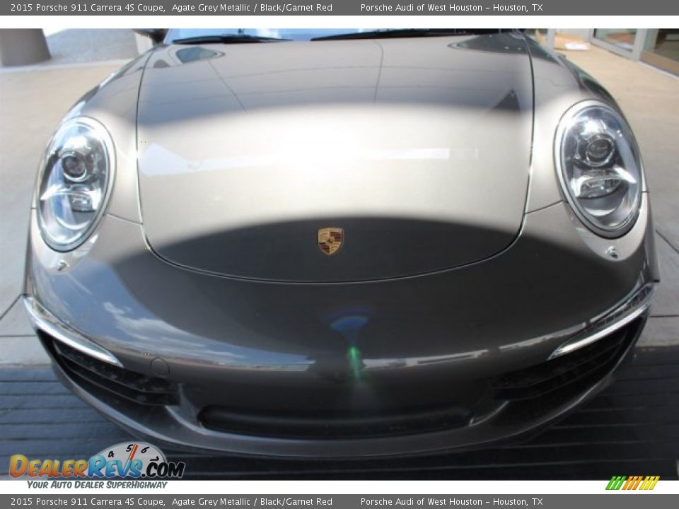 2015 Porsche 911 Carrera 4S Coupe Agate Grey Metallic / Black/Garnet Red Photo #2