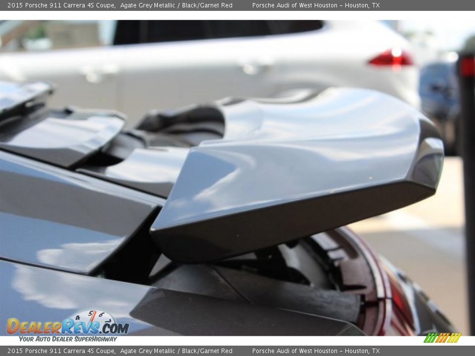 2015 Porsche 911 Carrera 4S Coupe Agate Grey Metallic / Black/Garnet Red Photo #7