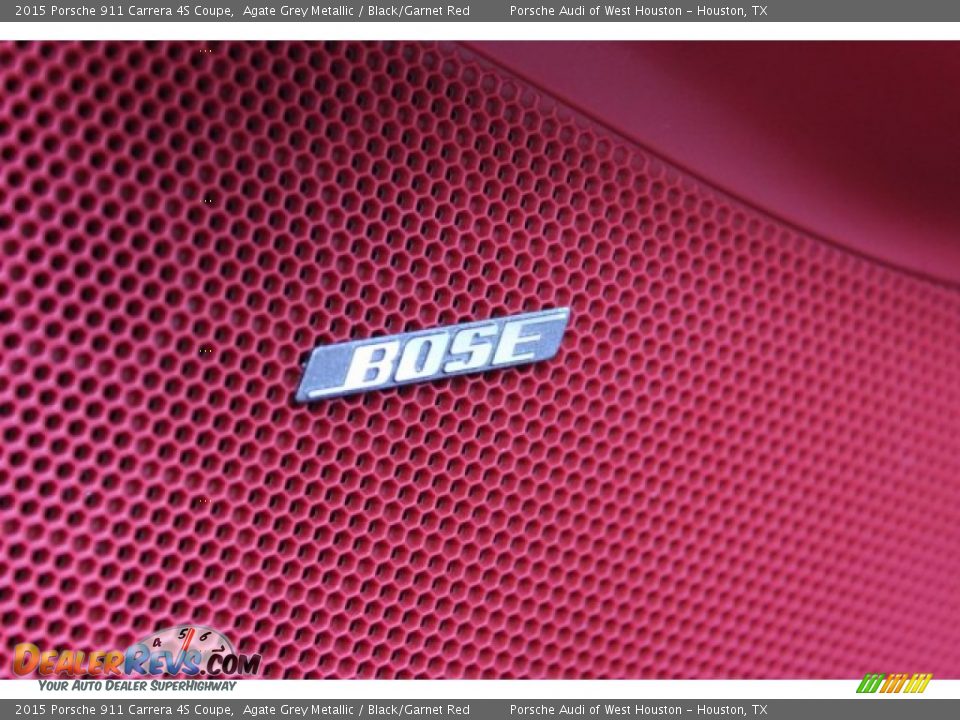 2015 Porsche 911 Carrera 4S Coupe Agate Grey Metallic / Black/Garnet Red Photo #16