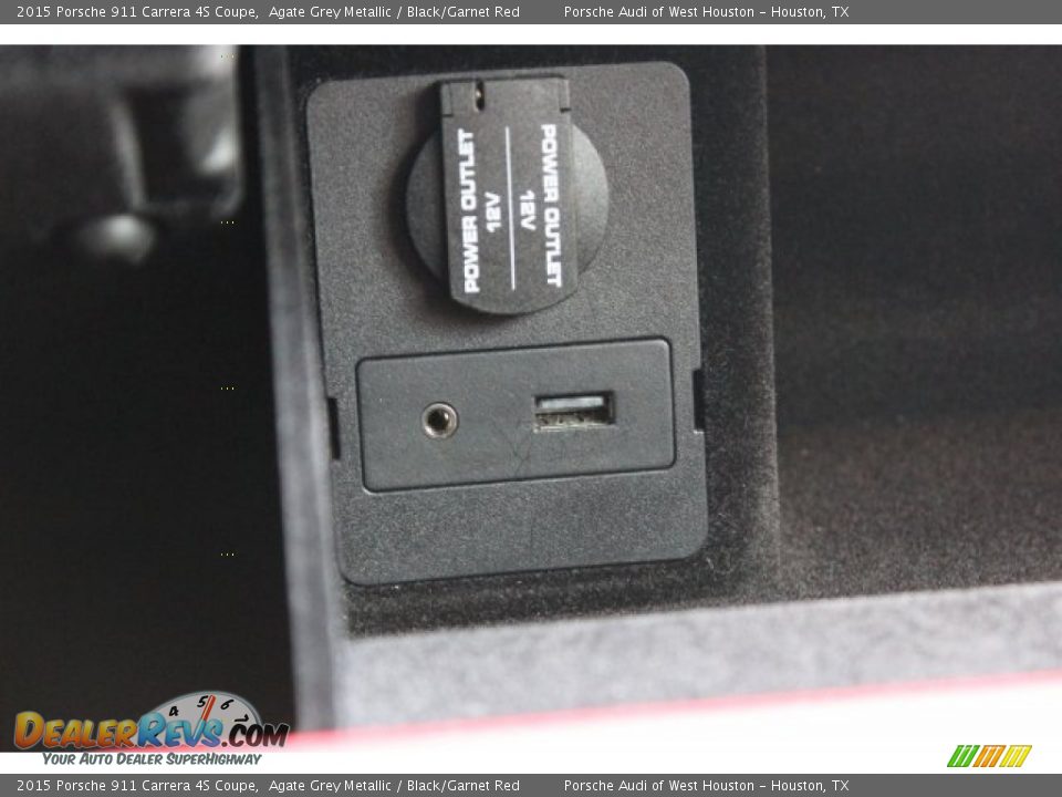 2015 Porsche 911 Carrera 4S Coupe Agate Grey Metallic / Black/Garnet Red Photo #29