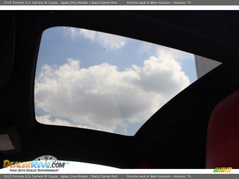 2015 Porsche 911 Carrera 4S Coupe Agate Grey Metallic / Black/Garnet Red Photo #34