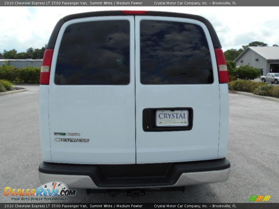 2010 Chevrolet Express LT 3500 Passenger Van Summit White / Medium Pewter Photo #7