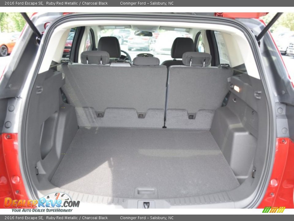 2016 Ford Escape SE Ruby Red Metallic / Charcoal Black Photo #10