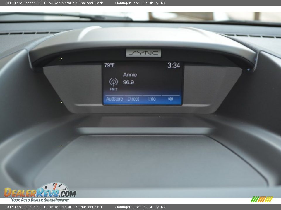 2016 Ford Escape SE Ruby Red Metallic / Charcoal Black Photo #13